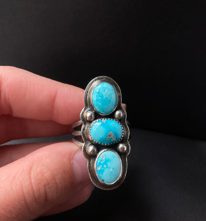 Blue Ridge Turquoise Mult-Stone Statement Ring | Trifecta